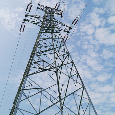 Jalur Transmisi 132kv Menara Kisi Baja Galvanis