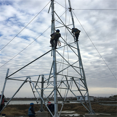 Tiang Kisi Baja Kemarahan Untuk Transmisi Tenaga Listrik 110kV 132kV