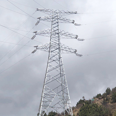 Tiang Kisi Baja Kemarahan Untuk Transmisi Tenaga Listrik 110kV 132kV
