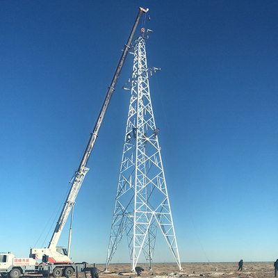 Cross River Angel Steel 35 66 110 220KV Menara Saluran Transmisi