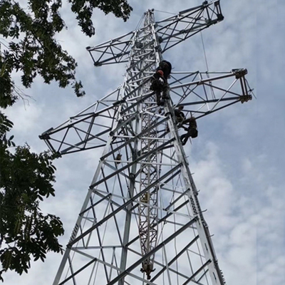 Jalur Transmisi 110kV Galvanized Angle Steel Lattice Pylon
