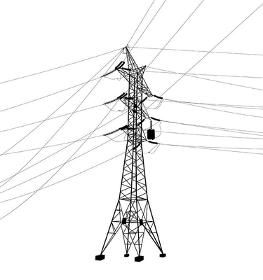 Menara Saluran Transmisi HDG Angle Steel 11 35 220 330 500kV