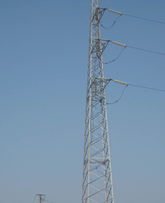 Menara Kisi Baja Saluran Transmisi 33KV Galvanis