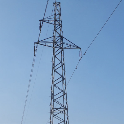 Menara Kisi Baja Saluran Transmisi 33KV Galvanis