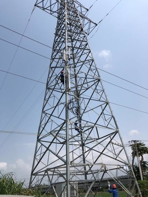 Menara Transmisi Kisi Baja Sudut Q355B Q255B 110KV