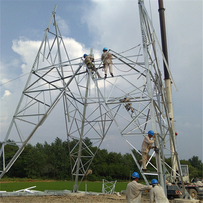 Menara Transmisi Kisi Baja Sudut Q355B Q255B 110KV