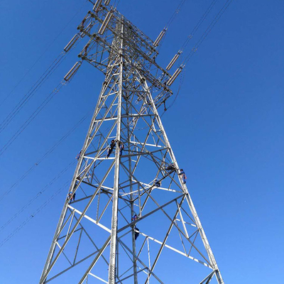 Menara Saluran Transmisi Listrik HDG Angle Steel 132KV