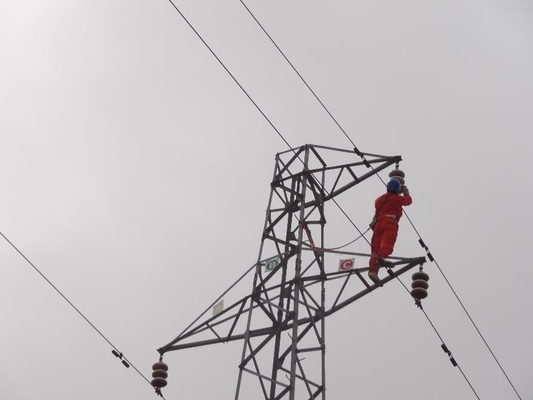 Menara Saluran Transmisi Listrik HDG Angle Steel 132KV