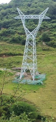 Hot Dip Galvanization Q345B Steel Transmission Tower