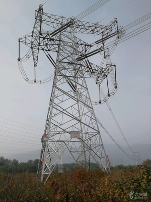 Q245 Q355 Menara Transmisi Tiang Baja Sudut