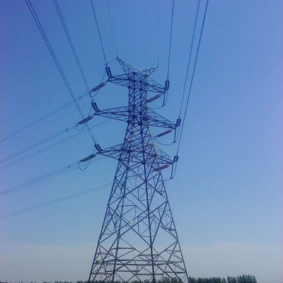 Menara Transmisi Kisi Baja Q345 Berkaki 4