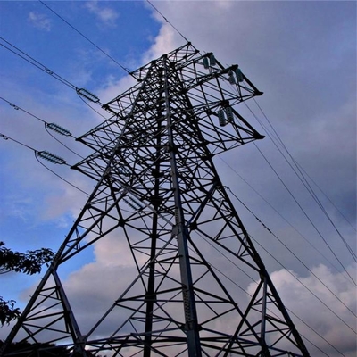 Q245 Q355 Menara Transmisi Tenaga Listrik Lattice Pylon