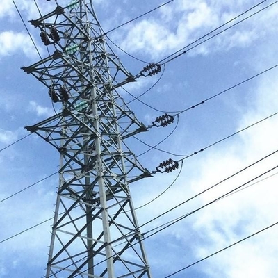 Transmisi Daya 10KV Ke 750KV Hot Dip Galvanized Lattice Tower