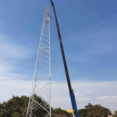 Menara Baja Telekomunikasi Hot Dip Galvanis 115KV