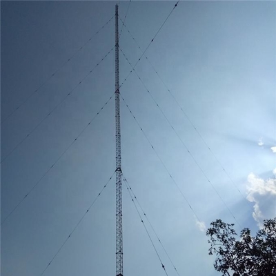 ISO9001 Self Supporting Lattice Q345 Q235 Menara Antena GSM