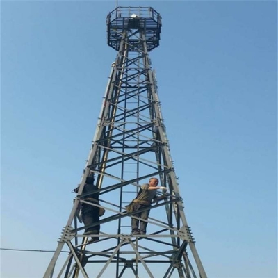 Transmisi Sinyal Q345B Q235B Menara Telekomunikasi Baja Sudut
