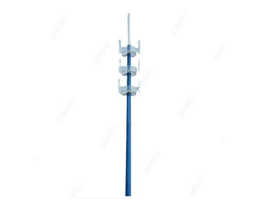 Menara Antena Telekomunikasi Hot Dip Galvanis Q345B 100m