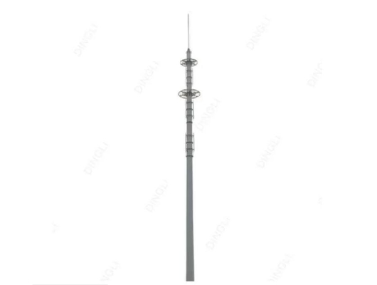 Menara Antena Telekomunikasi Hot Dip Galvanis Q345B 100m
