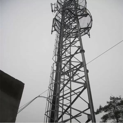 Self Supporting Lattice HDG Steel Tubular Telecom Tower