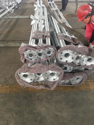 OEM Anger Steel 3 Legs Self Supporting Lattice Tower Untuk Telekomunikasi
