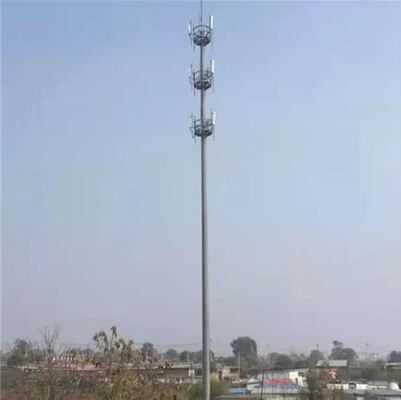 Aus Tahan 10 - 750KV Monopole Telecom Tower ASTM Disetujui