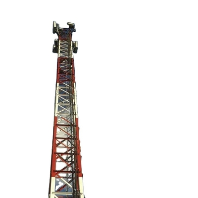 Menara Kisi Baja 60m Sudut Galvanis Telecom Sst 33KV