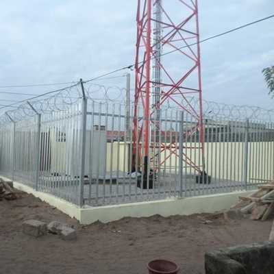 Menara Kisi Baja 60m Sudut Galvanis Telecom Sst 33KV