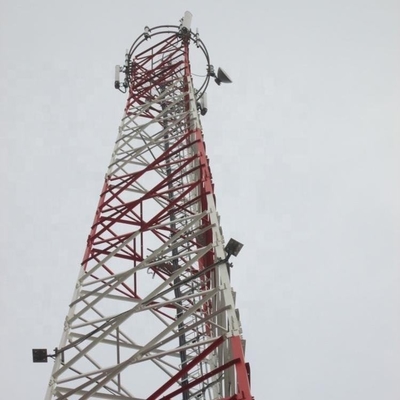 Angular 100M Gsm Antena Menara Tiang Dan Bracket Lampu Obstruksi Penerbangan