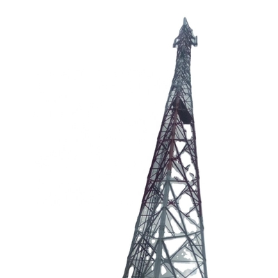 Menara Antena Tv Galvanis 110km / H Untuk Telekomunikasi
