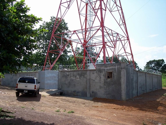 Menara Antena Baja Gsm Sst Ponsel Sudut Berkaki Empat Q355B