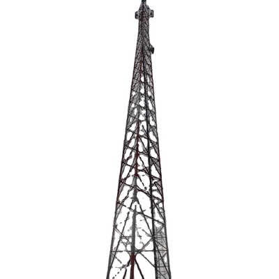 4 Leg Angular Telekomunikasi Menara Baja Antena Mobile Galvanisasi