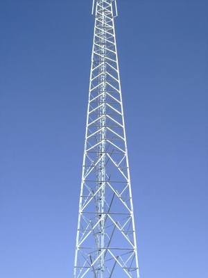 Menara Baja Telekomunikasi Tubular Hot Dip Galvanis Q355