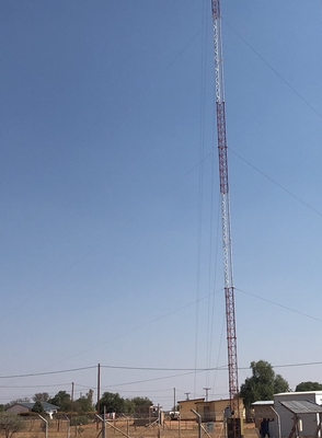 110KV Antena Menara Telekomunikasi Struktur Radar Baja Sudut Galvanis