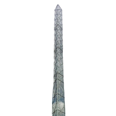 Gsm Telekomunikasi Lattice Tower Steel Q235B Listrik Mandiri