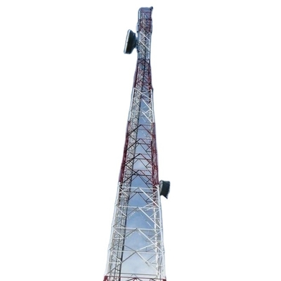 Angular 100M Gsm Antena Menara Tiang Dan Bracket Lampu Obstruksi Penerbangan