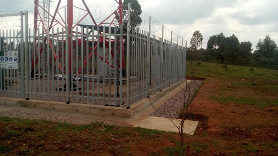 Menara Baja Telekomunikasi Lingkaran Empat Kaki 20m 30m 40m 50m 60m