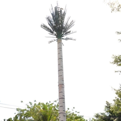 Telekomunikasi Steel Pipe Tower Kabel Serat Optik Galvanis