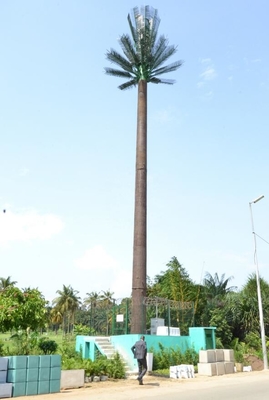 Menara Baja Antena Pohon Buatan Galvanis Hot Dip Untuk Telekomunikasi