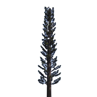 Kamuflase Pohon Pinus Baja Monopole Tower Hot Dip Galvanis