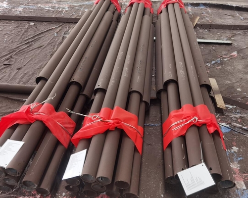 Menara Monopole Baja Kamuflase Pohon Palem ASTM A123 Galvanis