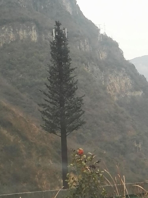 Tiang Antena Disamarkan Pine Palm Tree Telecom Tower Steel Q235B