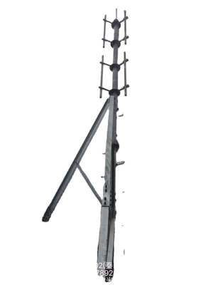 Galvanisasi Hot Dip Dan Lukisan Ponsel Guyed Towers Steel Q355
