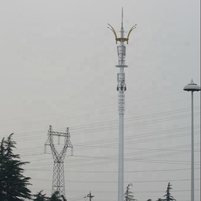 Menara Besi Monopole Telekomunikasi 20m Untuk Telekomunikasi