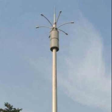 Menara Komunikasi Monopole Baja Q345 Hot Dip Galvanis