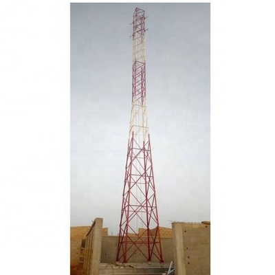 Menara Baja Telekomunikasi RDS RDU Dengan Kurung Dan Pagar Palisade