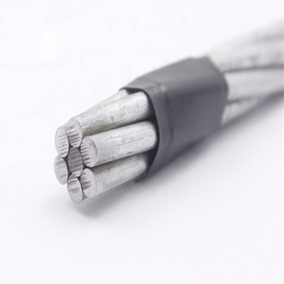 Bare Aluminium ACSR Moose Conductor Jenis Padat Untuk Transmisi Daya Overhead